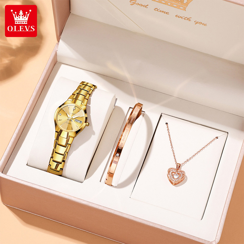 Ladies Luxury Watch - ساعة OLEVS للسيدات 8697 ساعات كوارتز