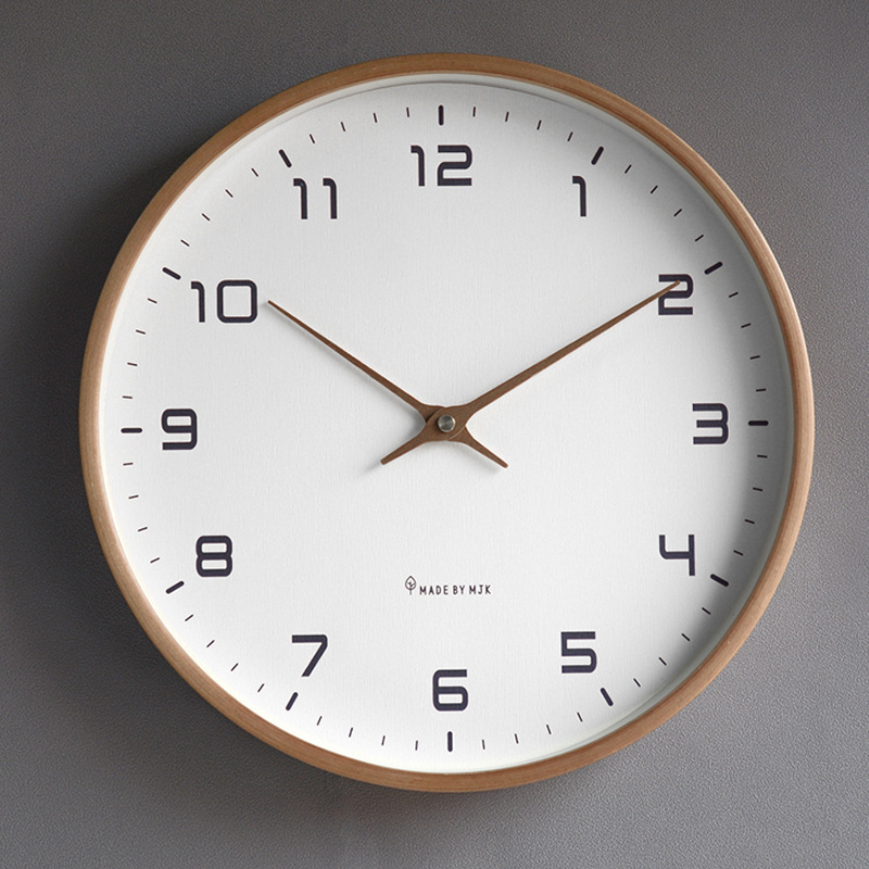 Luxury Watch Wall Clock - الشمال خشب متين ساعة حائط غرفة