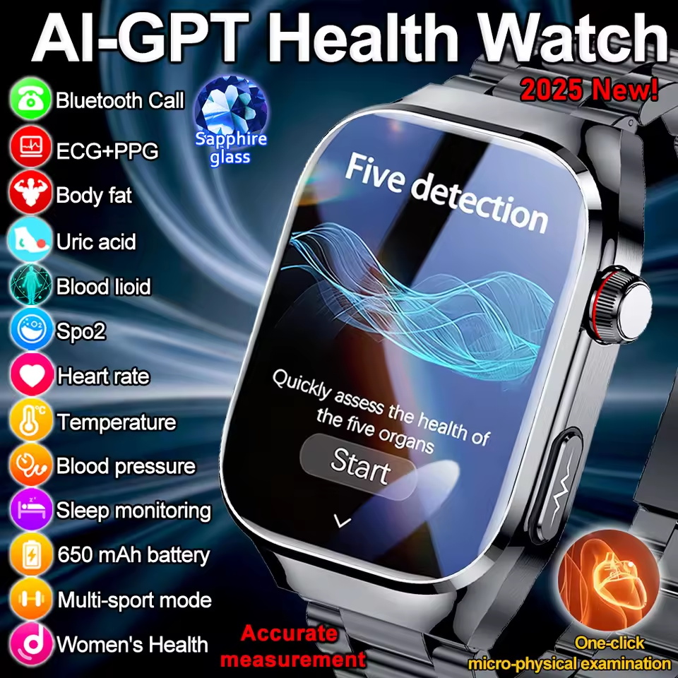 Gmt Dual Timezone Watch - ساعة ذكية جديدة لعام 2026 لقياس
