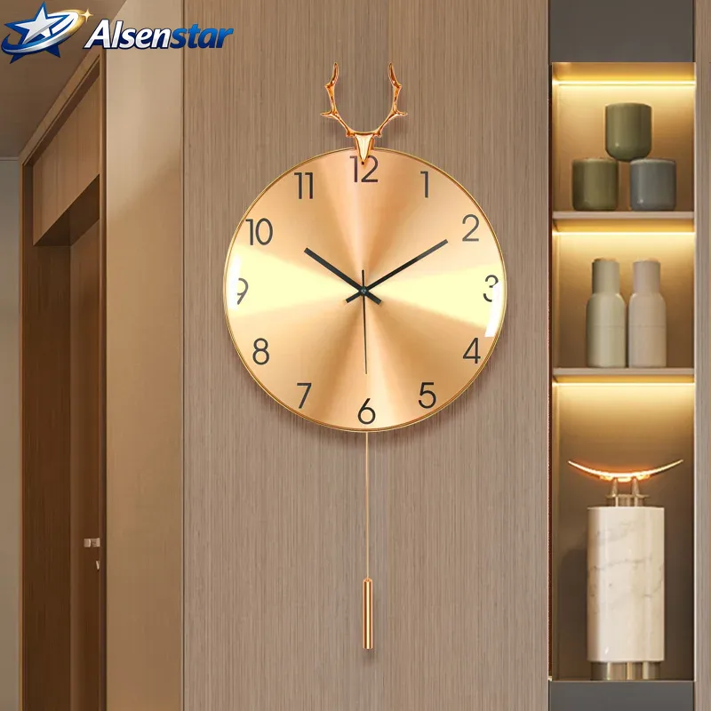 ساعة حائط فاخرة بتصميم اسكندنا - مراجعة Luxury Watch Wall Clock وسعره