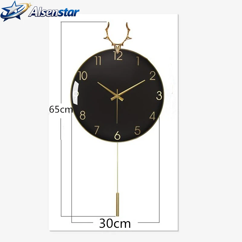 ساعة حائط فاخرة بتصميم اسكندنا - مراجعة Luxury Watch Wall Clock وسعره