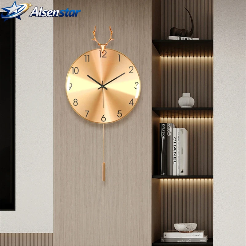 ساعة حائط فاخرة بتصميم اسكندنا - مراجعة Luxury Watch Wall Clock وسعره