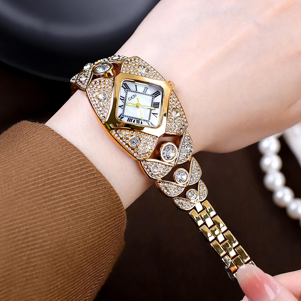ساعة نسائية عصرية UTHAI L008،  - مراجعة Ladies Luxury Watch وسعره