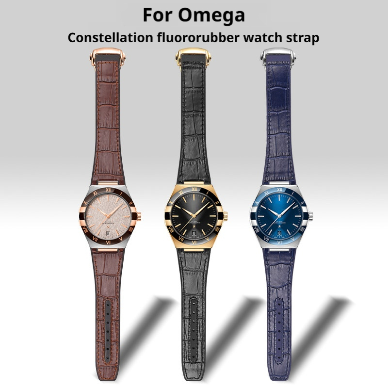 حزام ساعة من الجلد البقري الأص - مراجعة Omega Watch Constellation وسعره