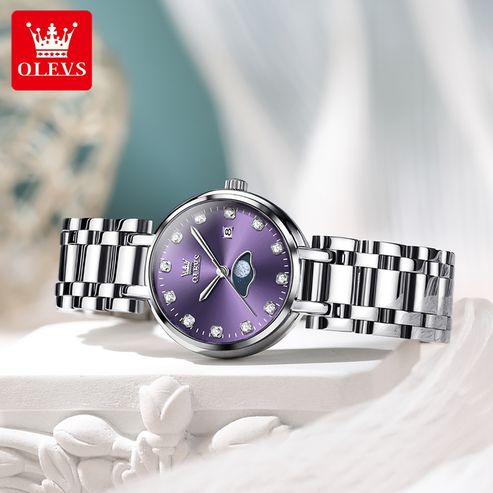 ساعة كوارتز أنيقة من OLEVS بمي - مراجعة Ladies Luxury Watch وسعره