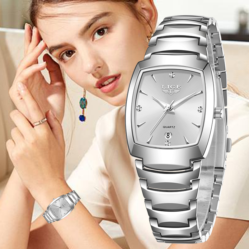 ساعة يد نسائية جديدة من LIGE ل - مراجعة Ladies Luxury Watch وسعره