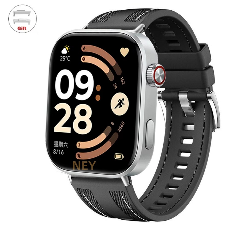 حزام مركب من النايلون والسيليك - مراجعة Xiaomi Luxury Watch وسعره