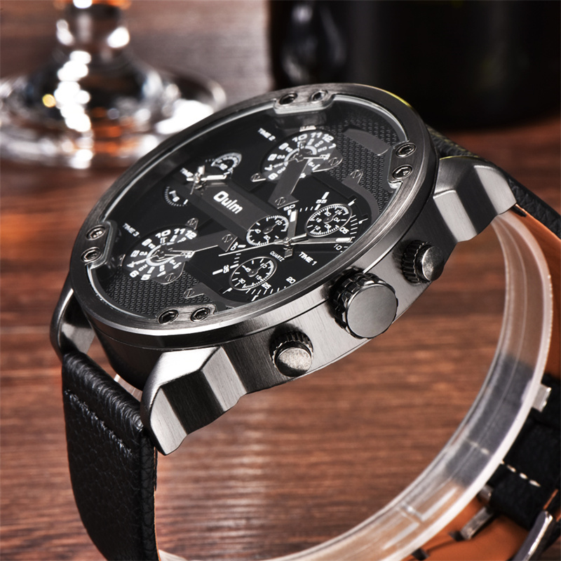 Oulm ساعات رياضية رجالية غير ر - مراجعة Luxury Watch Unique وسعره