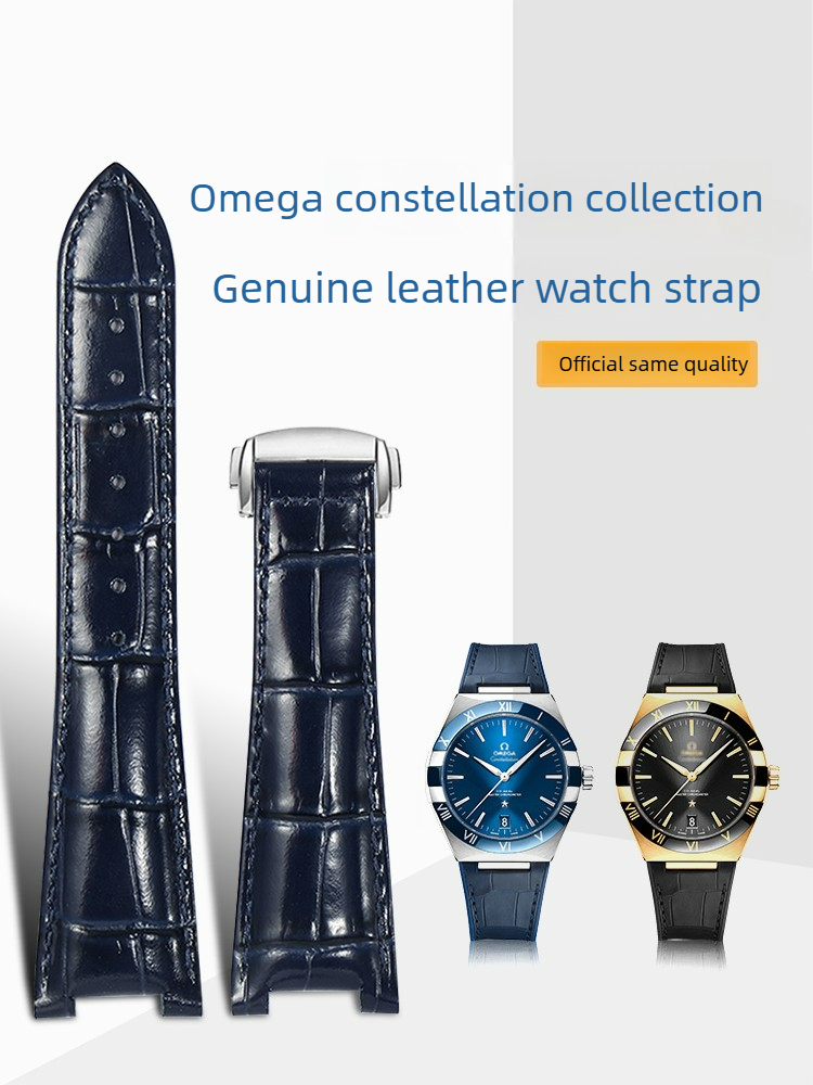 حزام ساعة من الجلد للرجال مناس - مراجعة Omega Watch Constellation وسعره