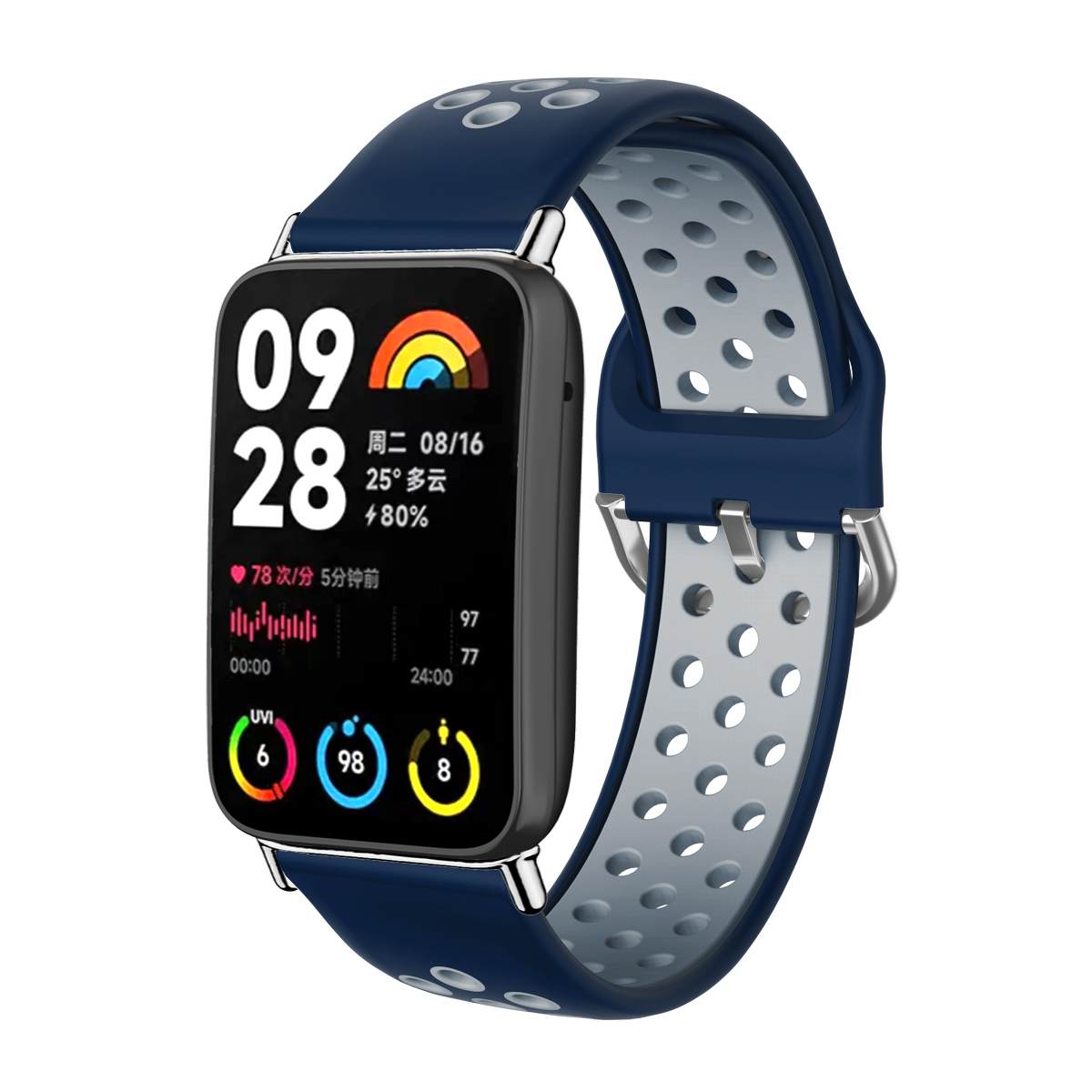حزام سيليكون لساعة شاومي مي با - مراجعة Xiaomi Luxury Watch وسعره