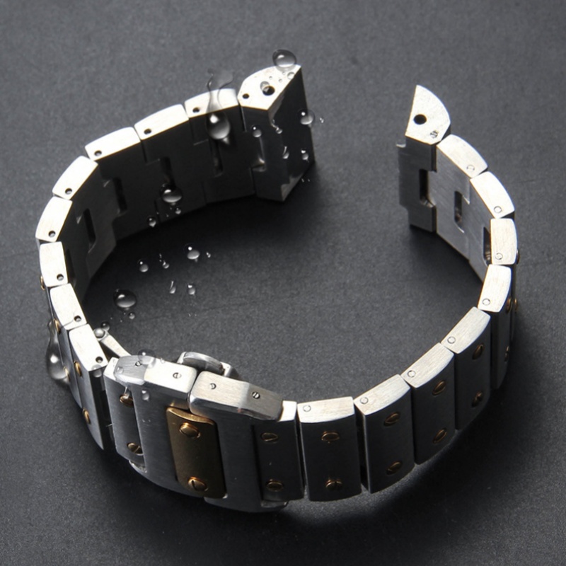 حزام ساعة من الفولاذ المقاوم ل - مراجعة Cartier Watch Santos وسعره
