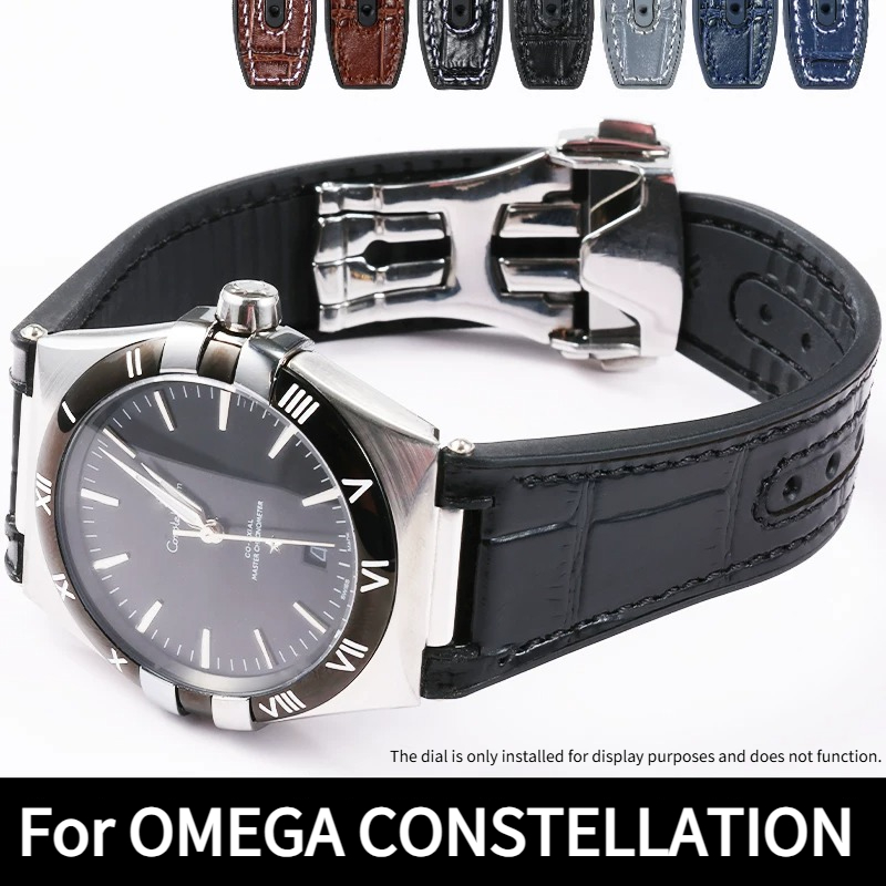حزام ساعة من الجلد الطبيعي بنم - مراجعة Omega Watch Constellation وسعره