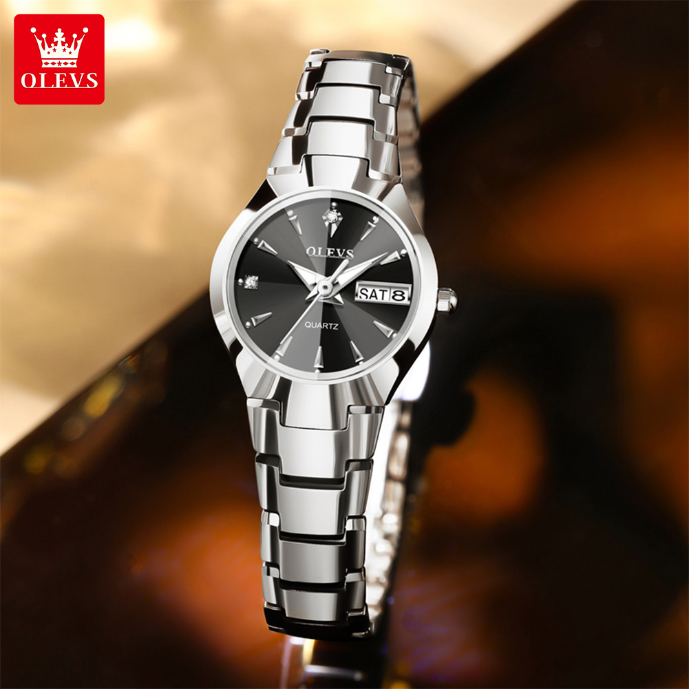 ساعة OLEVS للسيدات 8697 ساعات  - مراجعة Ladies Luxury Watch وسعره