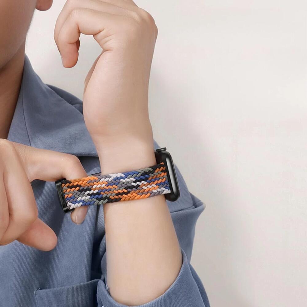 حزام نايلون مضفر مغناطيسي بديل - مراجعة Xiaomi Luxury Watch وسعره