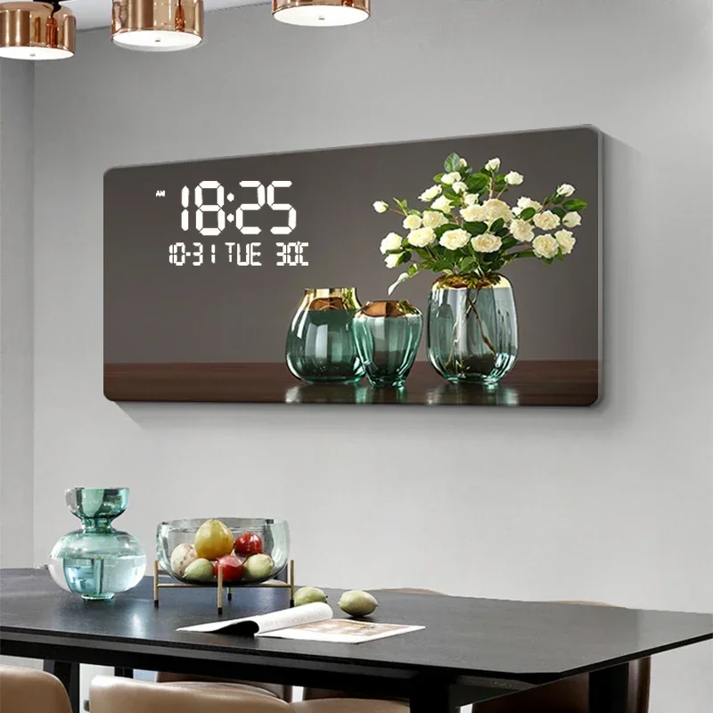 ساعة حائط ذات شاشة رقمية فنية  - مراجعة Luxury Watch Wall Clock وسعره