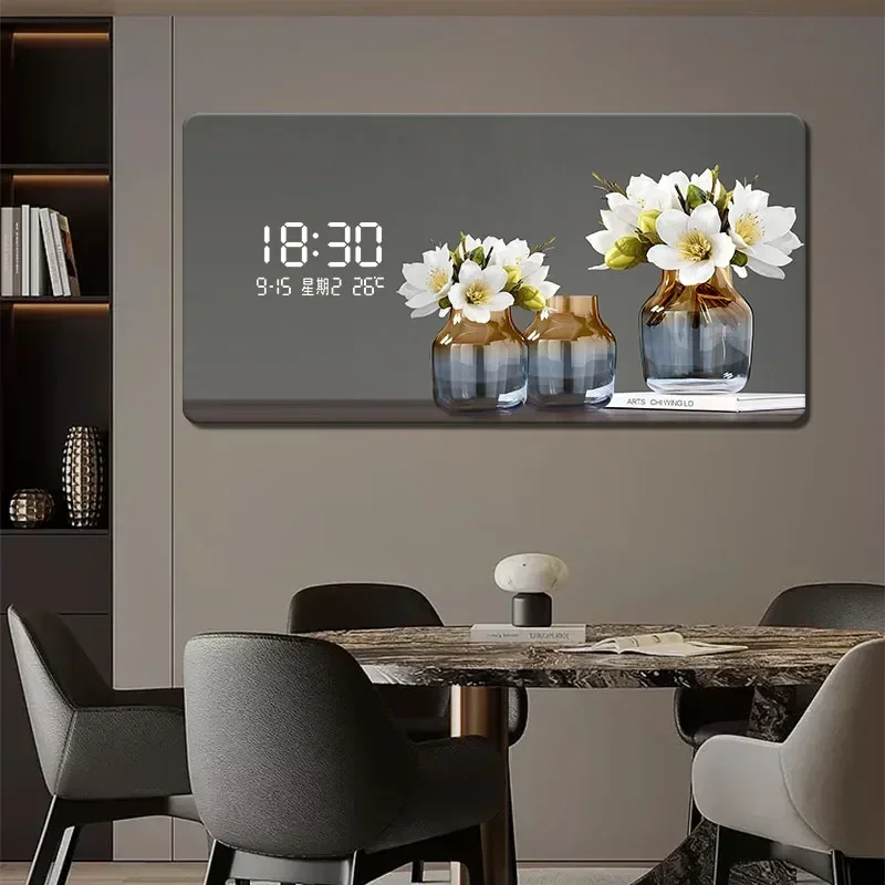 ساعة حائط ذات شاشة رقمية فنية  - مراجعة Luxury Watch Wall Clock وسعره