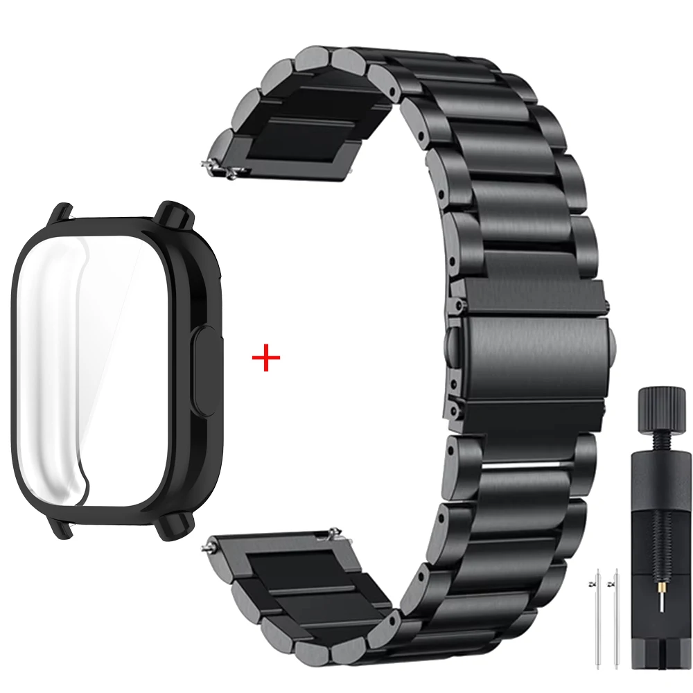 حافظة + حزام معدني فاخر لساعة  - مراجعة Xiaomi Luxury Watch وسعره