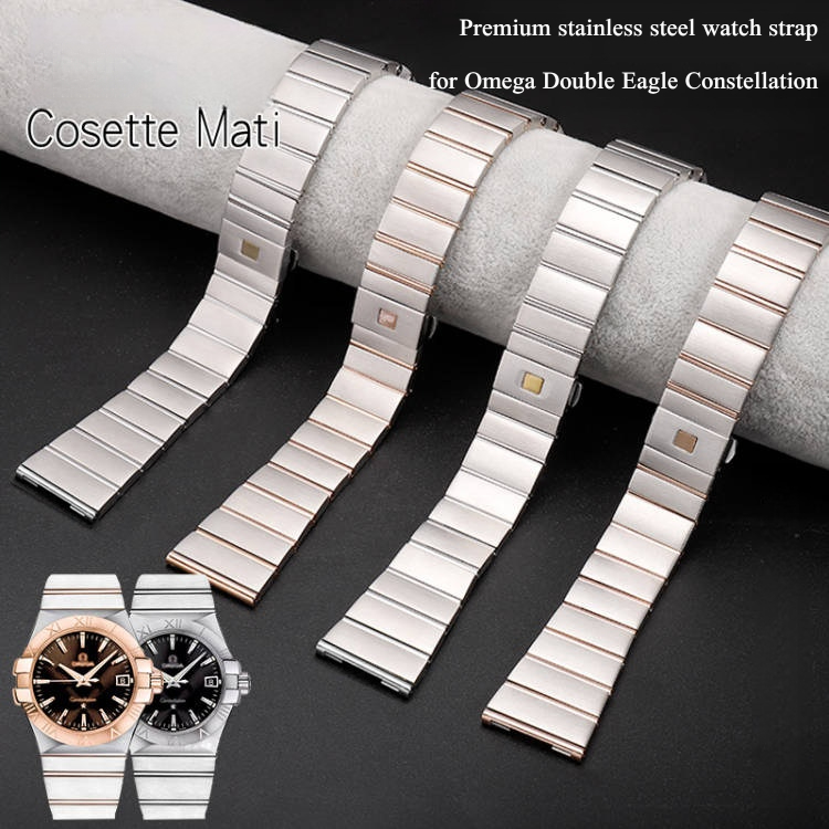 حزام من الفولاذ المقاوم للصدأ  - مراجعة Omega Watch Constellation وسعره