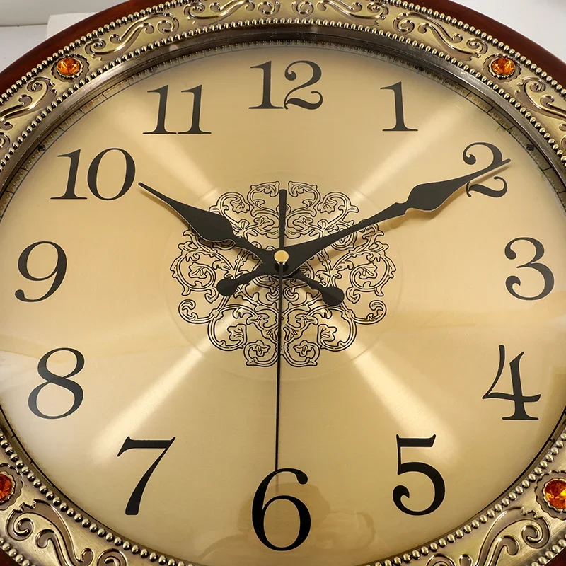 ساعة حائط خشبية فاخرة معدنية ر - مراجعة Luxury Watch Wall Clock وسعره