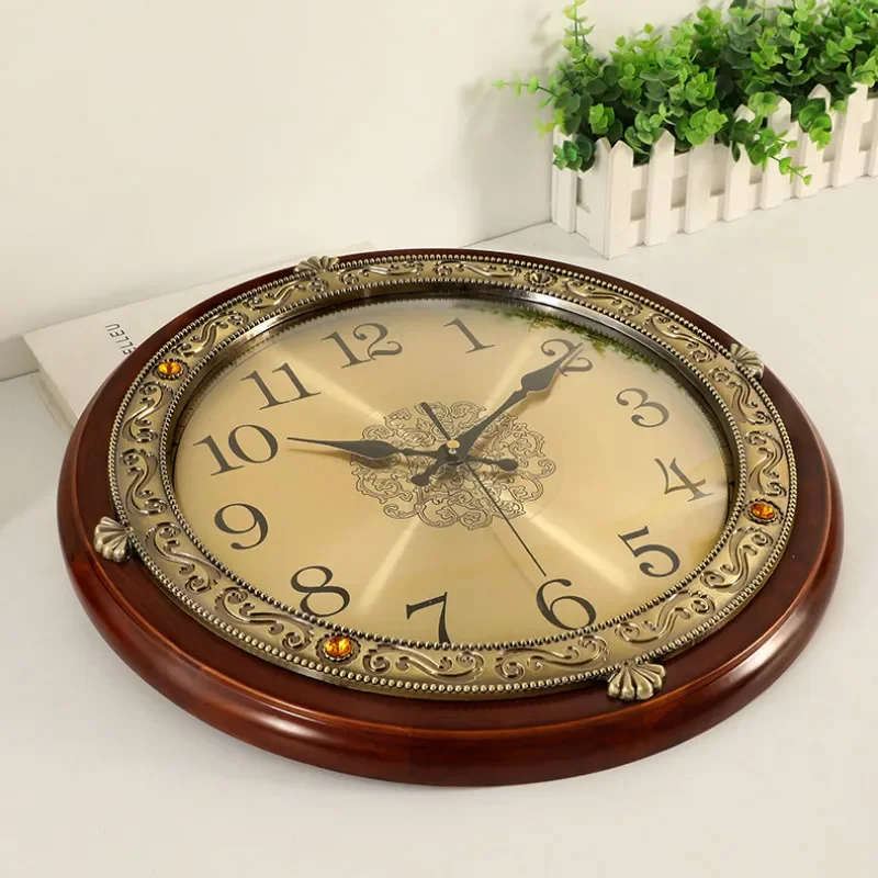 ساعة حائط خشبية فاخرة معدنية ر - مراجعة Luxury Watch Wall Clock وسعره