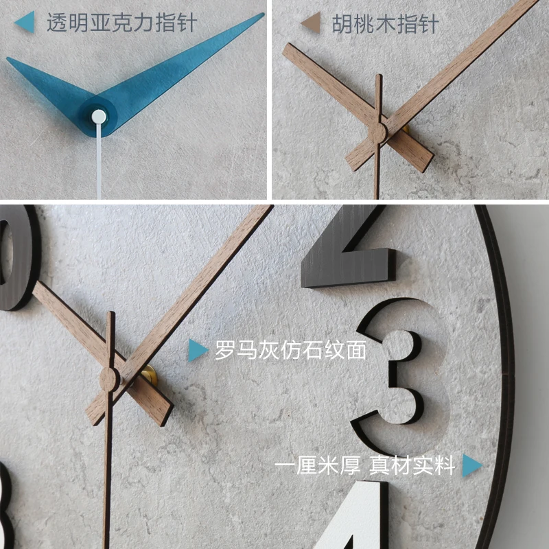 الحديث ثلاثية الأبعاد ساعة حائ - مراجعة Luxury Watch Wall Clock وسعره