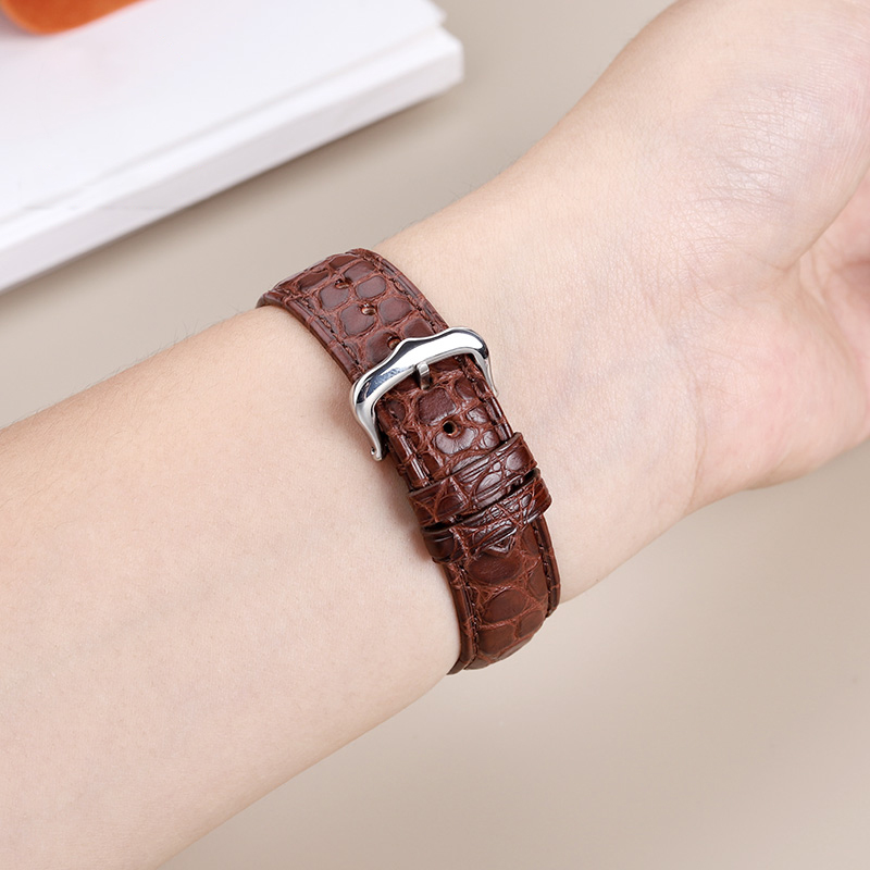 حزام تمساح أصلي 16*17 18 19 21 - مراجعة Cartier Watch Santos وسعره