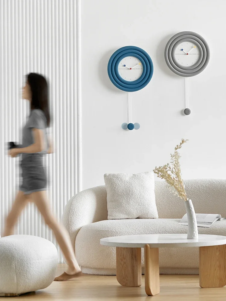 ساعة حائط نورديك بندولية بتصمي - مراجعة Luxury Watch Wall Clock وسعره