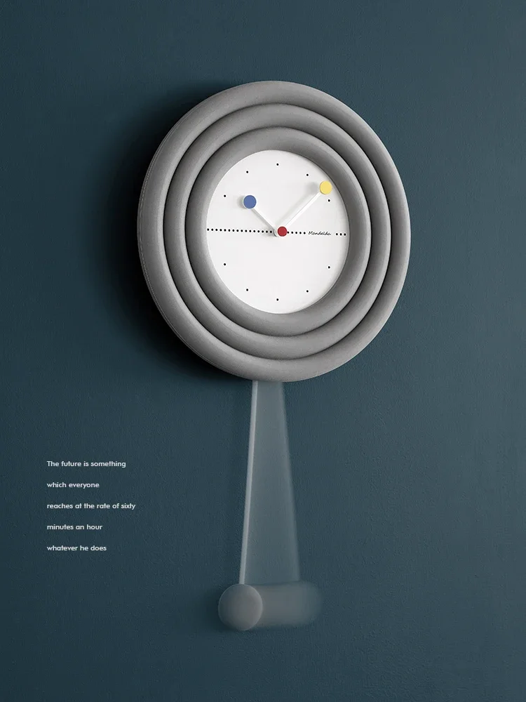 ساعة حائط نورديك بندولية بتصمي - مراجعة Luxury Watch Wall Clock وسعره