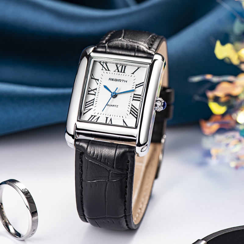 ولادة جديدة 002 أنيقة تصميم ضو - مراجعة Cartier Watch Santos وسعره