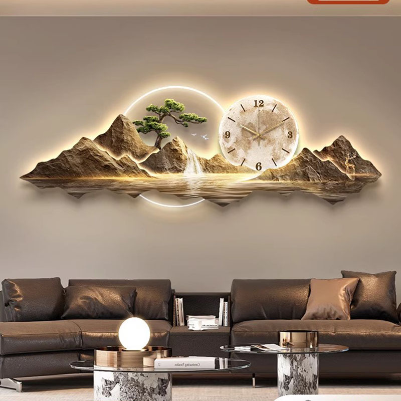 ساعات حائط لغرفة المعيشة، لوحة - مراجعة Luxury Watch Wall Clock وسعره