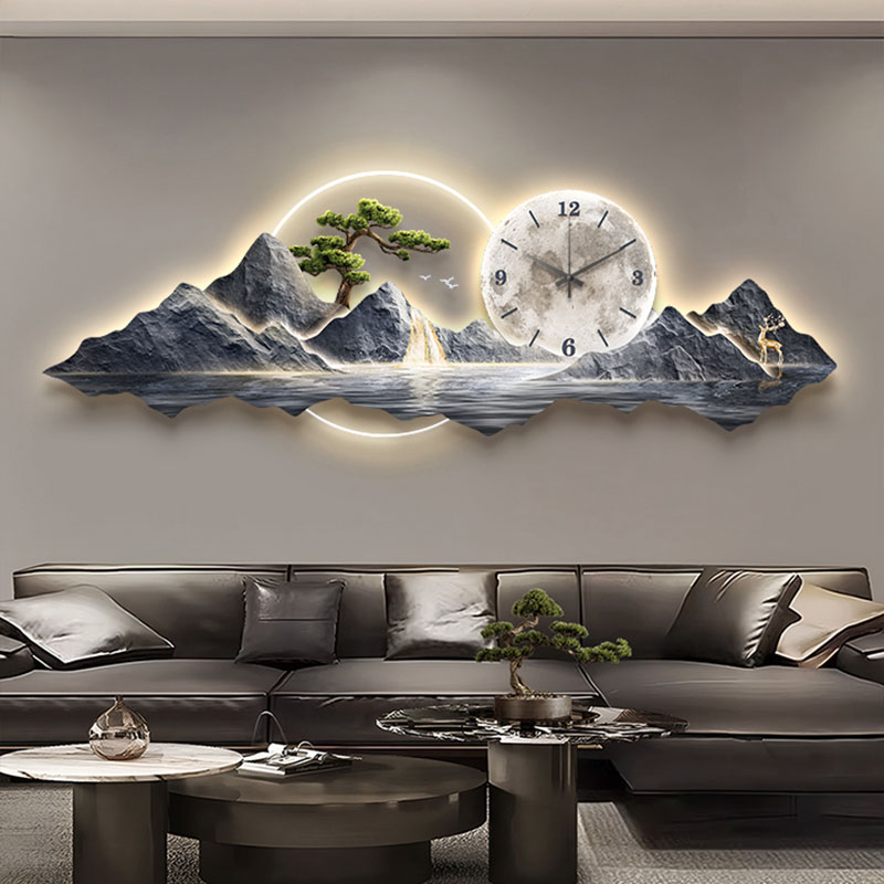 ساعات حائط لغرفة المعيشة، لوحة - مراجعة Luxury Watch Wall Clock وسعره