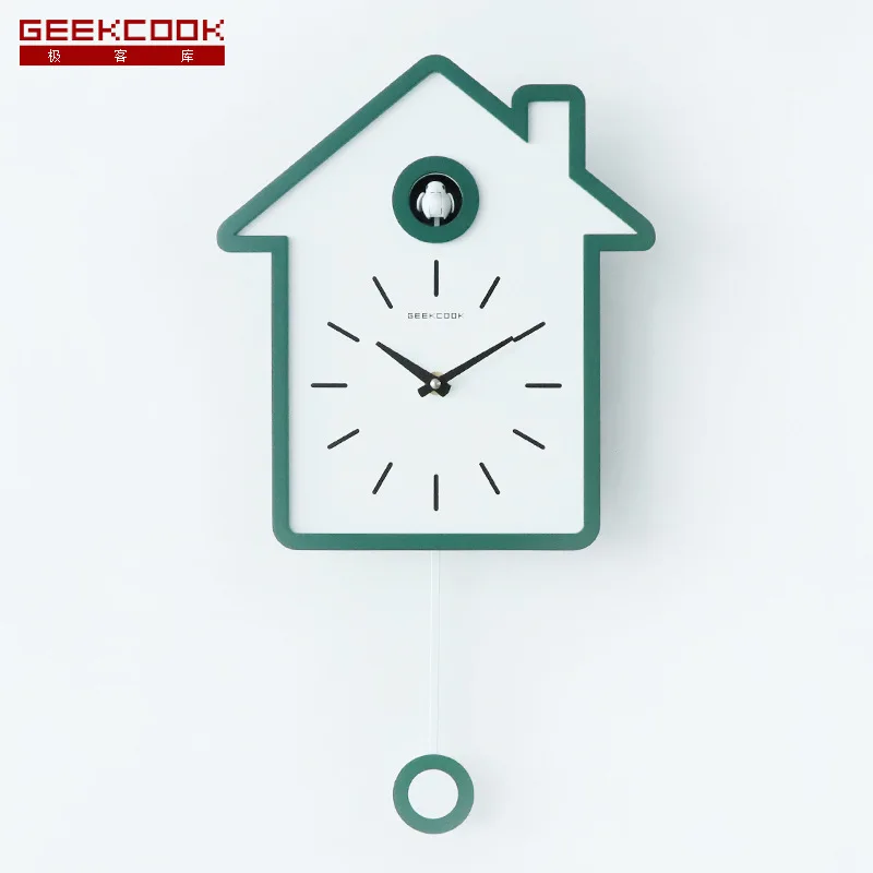 ساعة الوقواق الحديثة البندول س - مراجعة Luxury Watch Wall Clock وسعره
