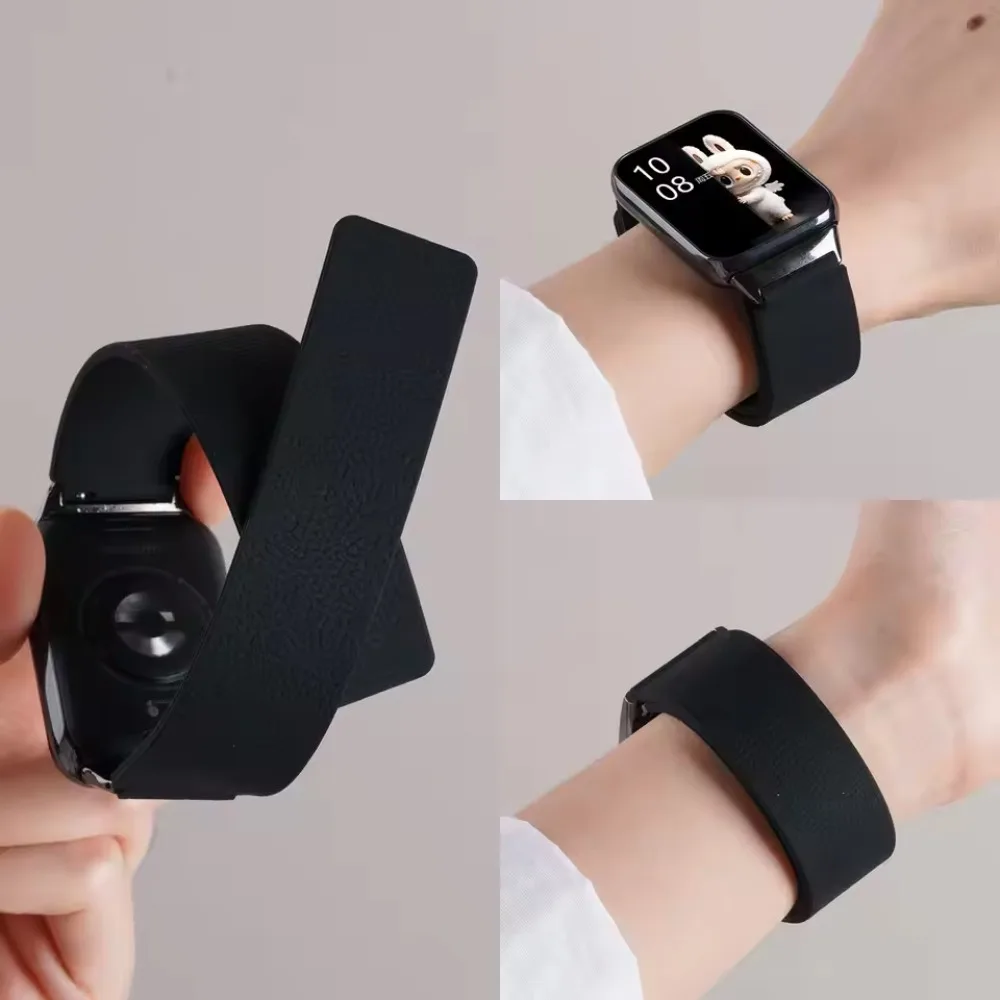 حزام سيليكون مغناطيسي ثنائي ال - مراجعة Xiaomi Luxury Watch وسعره