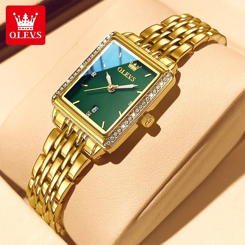 ساعة OLEVS 9995 للنساء، ساعة ف - مراجعة Ladies Luxury Watch وسعره