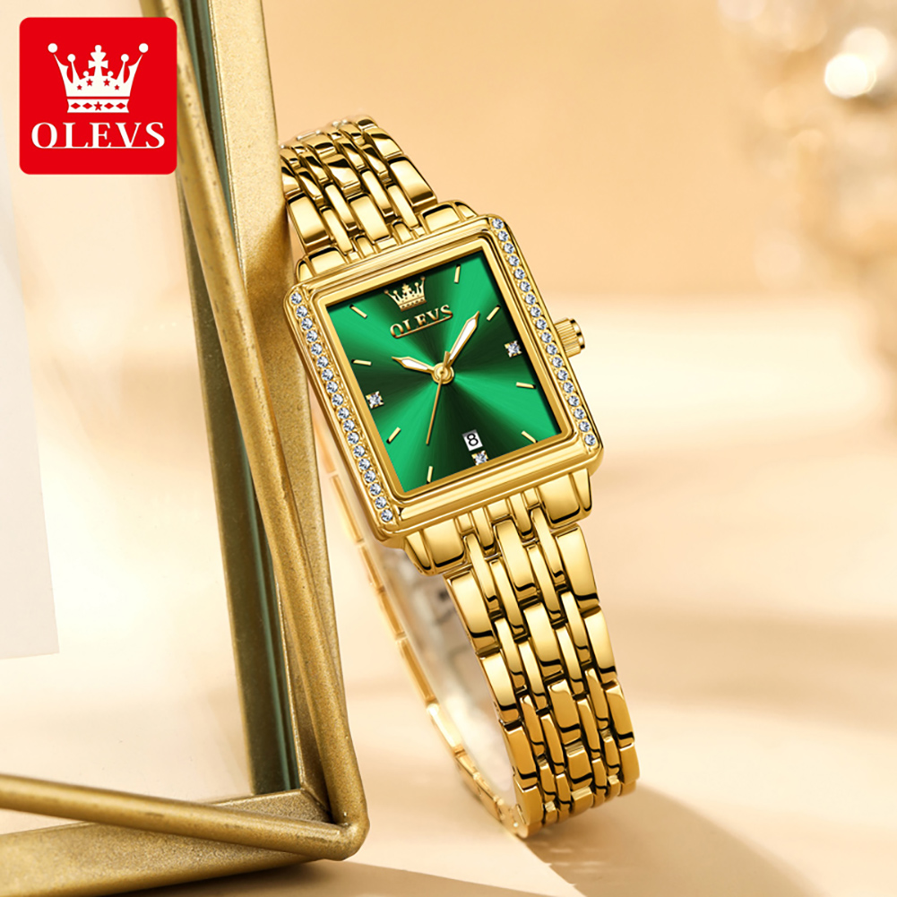 ساعة OLEVS 9995 للنساء، ساعة ف - مراجعة Ladies Luxury Watch وسعره