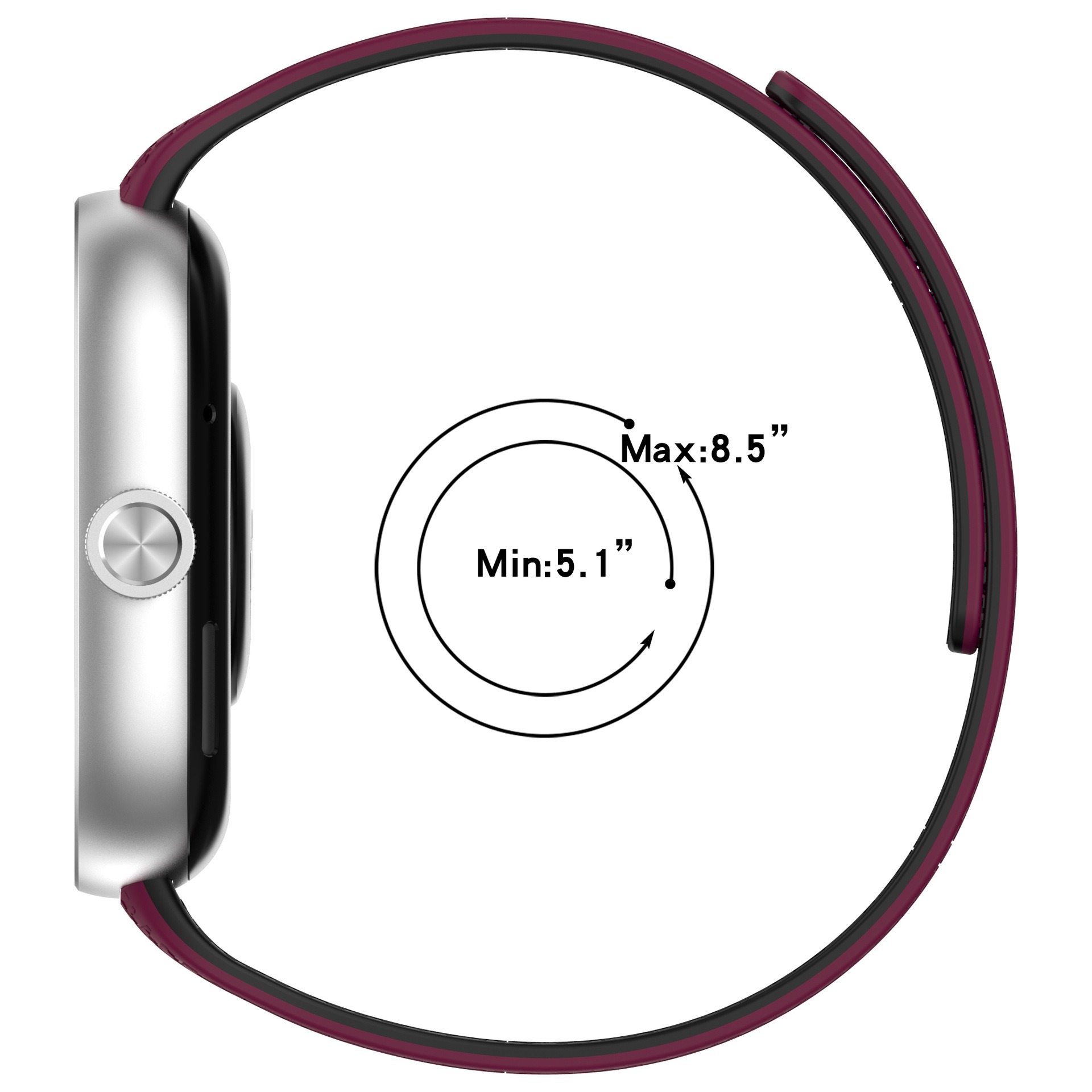 حزام سيليكون لساعة ريدمي 6 و5  - مراجعة Xiaomi Luxury Watch وسعره