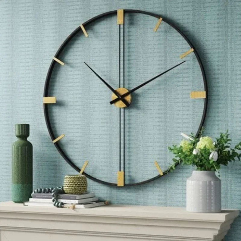 ساعات حائط إسكندنافية ساعة حائ - مراجعة Luxury Watch Wall Clock وسعره