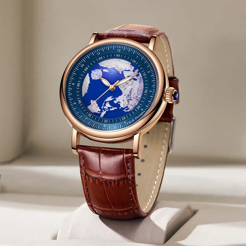 ساعة يد رجالية فاخرة من LIGE 2 - مراجعة Luxury Watch Unique وسعره