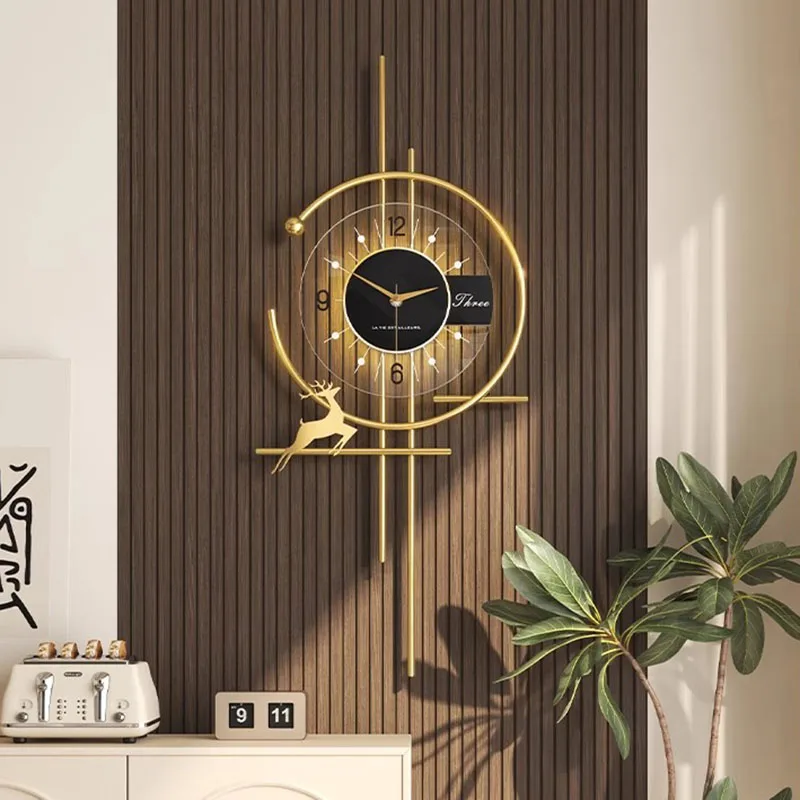 شعبية غرفة الطعام ساعة حائط ال - مراجعة Luxury Watch Wall Clock وسعره
