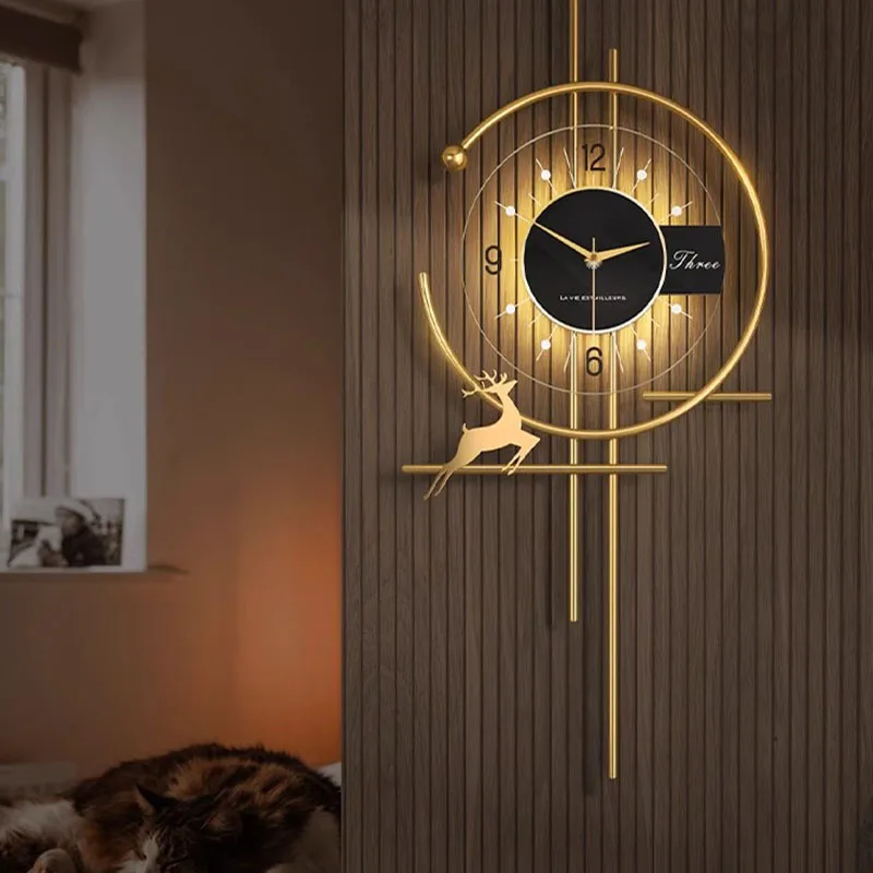 شعبية غرفة الطعام ساعة حائط ال - مراجعة Luxury Watch Wall Clock وسعره