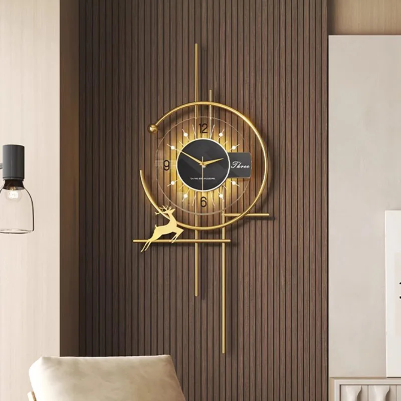 شعبية غرفة الطعام ساعة حائط ال - مراجعة Luxury Watch Wall Clock وسعره
