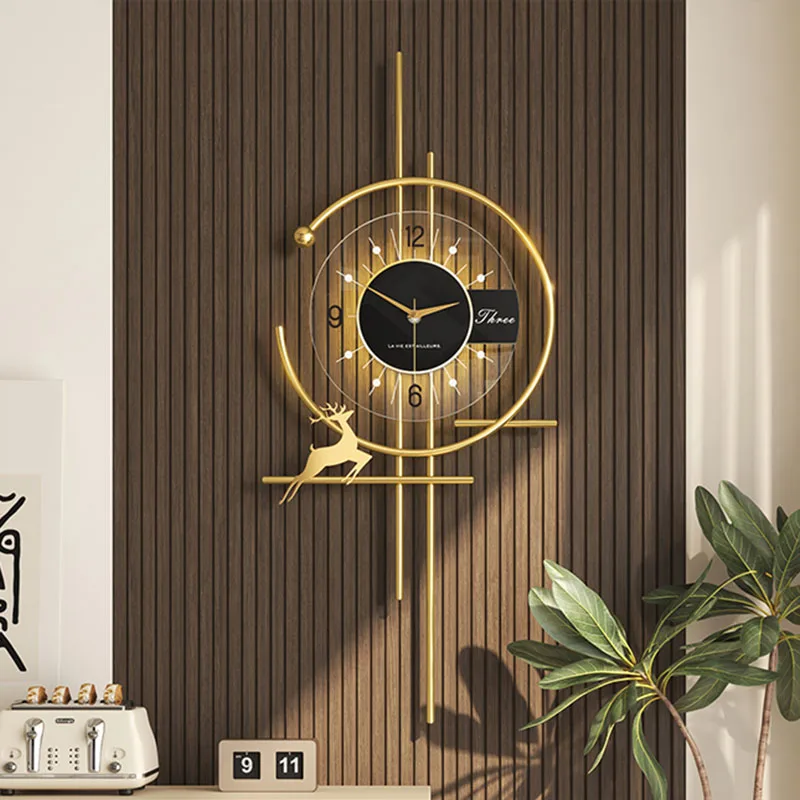 شعبية غرفة الطعام ساعة حائط ال - مراجعة Luxury Watch Wall Clock وسعره